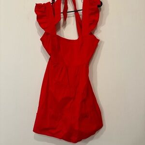 Show Me Your MuMu Red Mini Dress